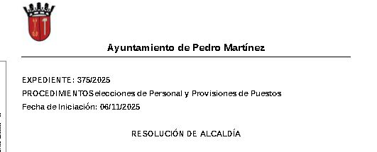 RESOLUCION APROBACION RELACION PROVISIONAL ASPIRANTES ADMITIDOS Y EXCLUIDOS OPERARIO/A SERVICIOS MULTIPLES. PERSONAL LABORAL FIJO